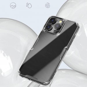 Nillkin Nature Pro tok iPhone 16 Pro - átlátszó és fehér