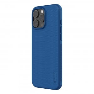 Nillkin Super Frosted Shield Pro tok iPhone 16 Pro - kék