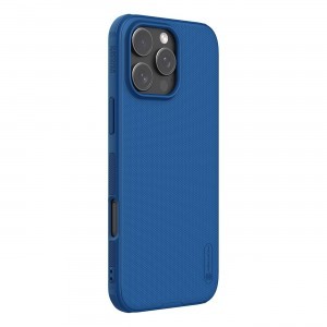 Nillkin Super Frosted Shield Pro tok iPhone 16 Pro - kék