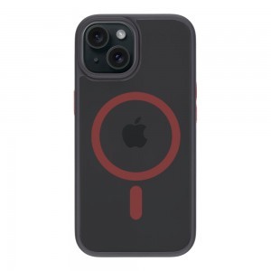 Tactical MagForce Hyperstealth 2.0 tok iPhone 15-höz fekete/piros