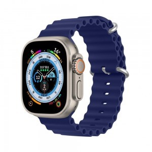 DUX DUCIS szíj OCEAN WAVE szilikon Apple Watch 38 / 40 / 41 mm kék