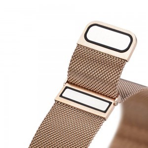 DUX DUCIS Milanese rozsdamentes acél mágneses szíj Apple Watch 38/40/41 mm arany