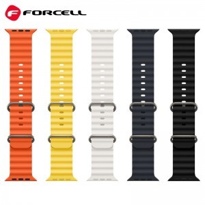 FORCELL F-DESIGN FA12 szíj APPLE Watch 38 / 40 / 41 mm narancssárga