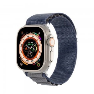 DUX DUCIS GS nylon szíj Apple Watch 42 / 44 / 45 / 49 mm kék