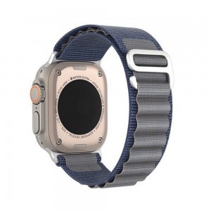 DUX DUCIS GS nylon szíj Apple Watch 42 / 44 / 45 / 49 mm kék