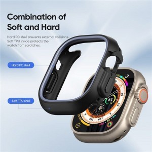 DUX DUCIS BAMO tok Apple Watch Ultra / Ultra 2 49 mm éjféli szürke