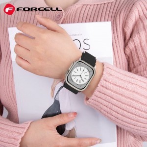 FORCELL F-DESIGN FA13 szíj Apple Watch 42 / 44 / 45 / 49 mm fekete