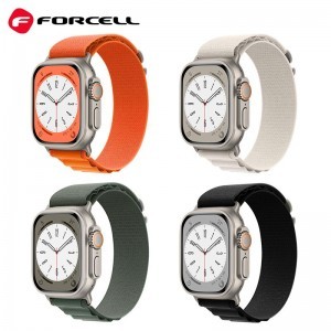 FORCELL F-DESIGN FA13 szíj Apple Watch 42 / 44 / 45 / 49 mm fekete