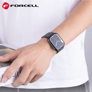 FORCELL F-DESIGN FA03 szíj Apple Watch 38 / 40 / 41 mm ezüst