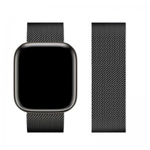 FORCELL F-DESIGN FA03 szíj Apple Watch 42 / 44 / 45 / 49 mm fekete