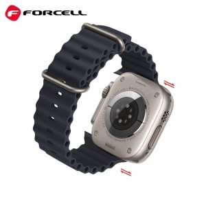 FORCELL F-DESIGN FA12 szíj Apple Watch 42 / 44 / 45 / 49 mm kék