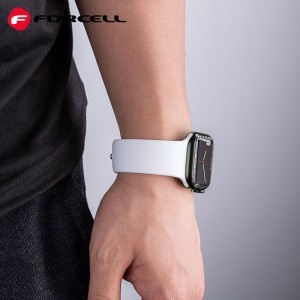 FORCELL F-DESIGN FA01 szíj Apple Watch 42 / 44 / 45 / 49 mm fehér