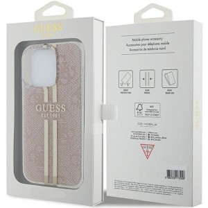 GUESS tok iPhone 14 Pro Max GUHCP14XH4PSEGP (4G Gold Stripe) pink