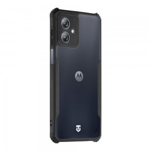 Tactical Quantum Stealth tok Motorola Moto G54 5G/Power Edition Átlátszó/Fekete