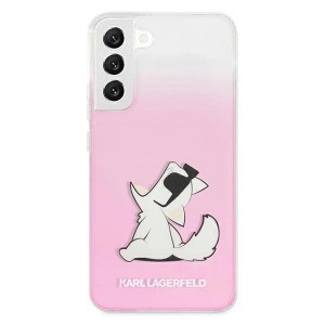 Karl Lagerfeld KLHCS22MCFNRCPI Galaxy S22+ tok rózsaszín Choupette Eat