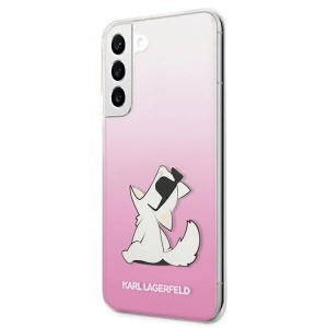 Karl Lagerfeld KLHCS22MCFNRCPI Galaxy S22+ tok rózsaszín Choupette Eat