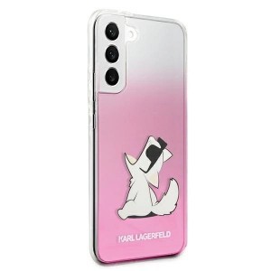 Karl Lagerfeld KLHCS22MCFNRCPI Galaxy S22+ tok rózsaszín Choupette Eat