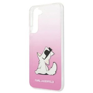 Karl Lagerfeld KLHCS22MCFNRCPI Galaxy S22+ tok rózsaszín Choupette Eat