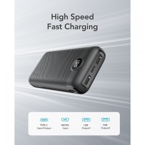 VEGER powerbank 20 000 mAh PD QC3.0 2A20W L20S (VP2039PD / W2039PD) fehér