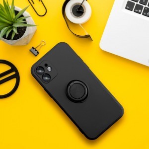 Szilikon gyűrűs tok Xiaomi Redmi A1 / Redmi A2 fekete