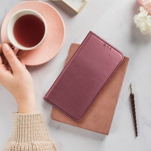 Smart Magneto fliptok XIAOMI Redmi A1 / Redmi A2 burgundy tok