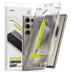 RINGKE EASY SLIDE 2-PACK EDZETT ÜVEG GALAXY S24 ULTRA ÁTTETSZŐ üvegfólia