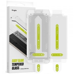 RINGKE EASY SLIDE 2-PACK EDZETT ÜVEG GALAXY S24 ULTRA ÁTTETSZŐ üvegfólia