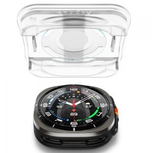 Edzett üveg Spigen Glas.TR „EZ-FIT” 2-PACK Galaxy Watch Ultra (47 mm) átlátszó üvegfólia