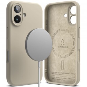 RINGKE SZILIKON MÁGNESES MAGSAFE IPHONE 16 STONE tok