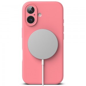 RINGKE SILICONE MAGNETIC MAGSAFE IPHONE 16 PINK tok