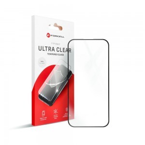 Forcell Ultra Clear üvegfólia - iPhone 16 Pro Max fekete