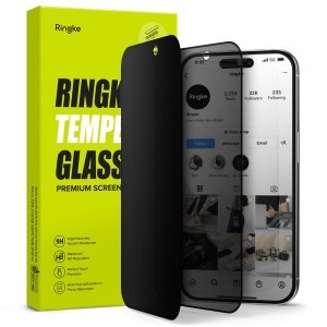 Ringke Tempered Glass iPhone 15 Pro Max Privacy üvegfólia