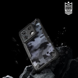 RINGKE FUSION X XIAOMI REDMI NOTE 13 PRO 5G / POCO X6 5G CAMO BLACK tok