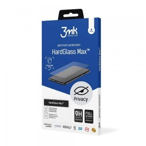 9H 3mk HardGlass Max Privacy™ üvegfólia iPhone 13 mini-hez