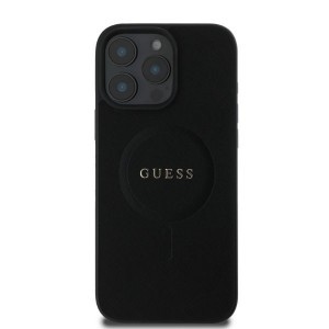 Original Case GUESS hardcase Saffiano Classic Logo MagSafe GUHMP16LPSAHMCK tok iPhone 16 Pro black