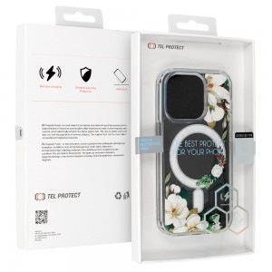 Tel Protect Flower Magsafe tok for iPhone 16 Plus design 3