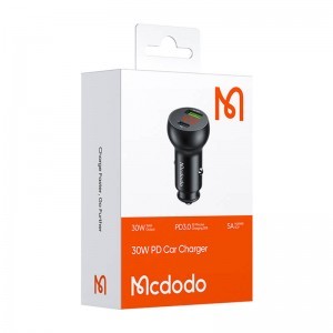 Mcdodo gyors autós töltő CC-6810, USB-A + USB-C, 30W