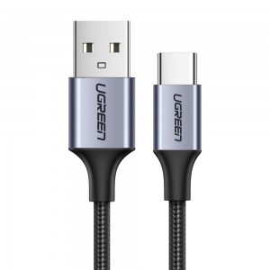 Ugreen US288 USB-A - USB-C QC 3.0 3A 2m kábel, szürke