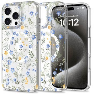 TECH-PROTECT MAGMOOD MAGSAFE IPHONE 16 PRO SPRING FLOWERS tok