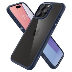 SPIGEN Ultra Hybrid tok iPhone 16 Pro-hoz (tengerészkék)