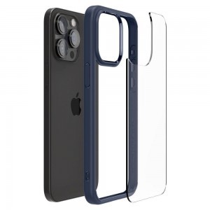 SPIGEN Ultra Hybrid tok iPhone 16 Pro-hoz (tengerészkék)