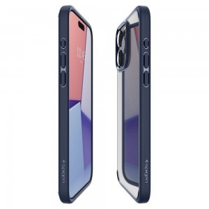 SPIGEN Ultra Hybrid tok iPhone 16 Pro-hoz (tengerészkék)