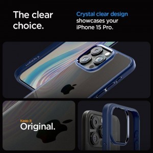 SPIGEN Liquid Air iPhone 16 Pro tok sötétkék