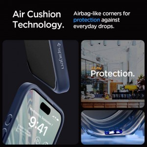 SPIGEN Liquid Air iPhone 16 Pro tok sötétkék