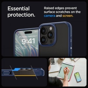 SPIGEN Liquid Air iPhone 16 Pro tok sötétkék