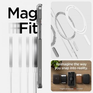 SPIGEN Ultra Hybrid Mag kompatibilis MagSafe iPhone 16 tok fekete