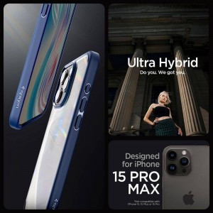 SPIGEN Ultra Hybrid tok iPhone 16 Pro Max navy blue