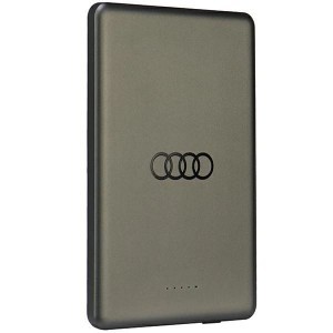 Powerbank Audi Big Logo MagSafe induktív 15W 5000mAh - szürke-1