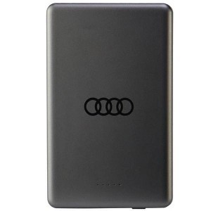 Powerbank Audi Big Logo MagSafe induktív 15W 5000mAh - szürke-2