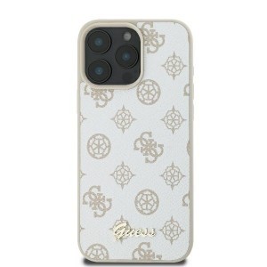 Original Case GUESS hardcase Peony Script MagSafe GUHMP16XPGPYSH tok iPhone 16 Pro Max fehér